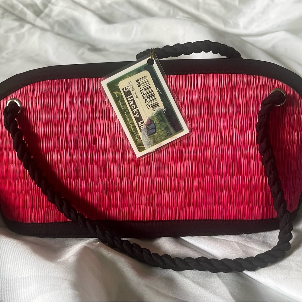 Tatiana style woven pink Handbag